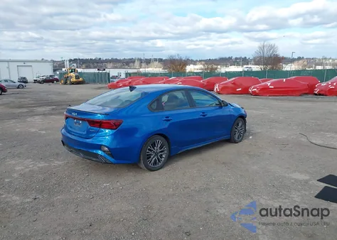 2022 Kia Forte Gt-Line из США, поврежденный, VIN 3KPF54ADXNE491566